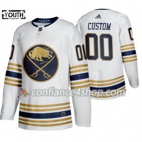 Adidas Maillot de Hockey Buffalo Sabres Personnaliser 50th Anniversary Adidas 2019-20 Blanc Authentic - Enfant
